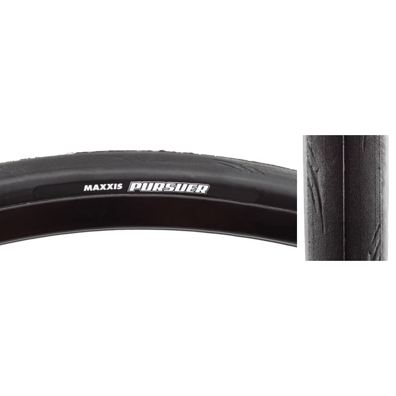 Maxxis Pursuer Tire – 700 x 28 Clincher Wire Black