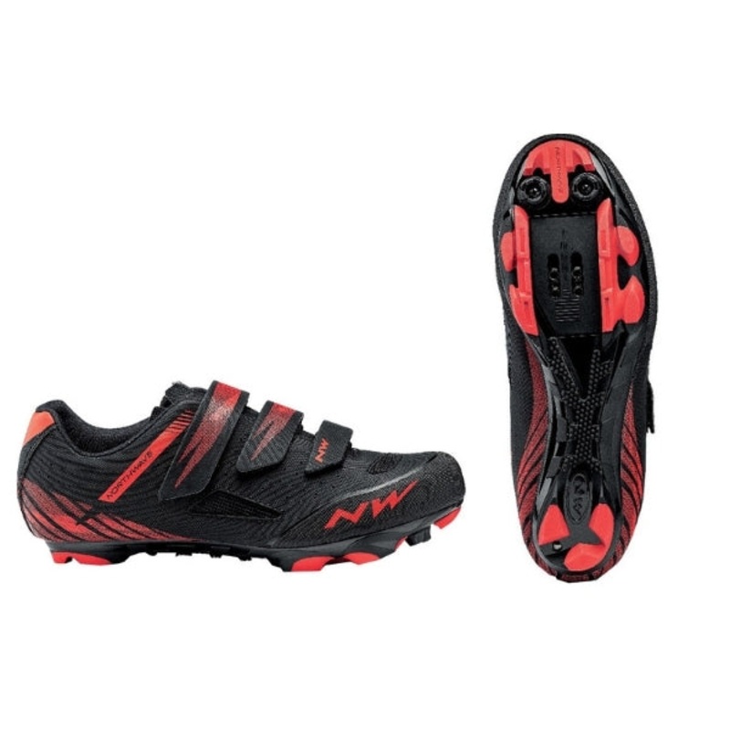 Northwave Origin  – Black/Red-EU 40/ UK 6.5