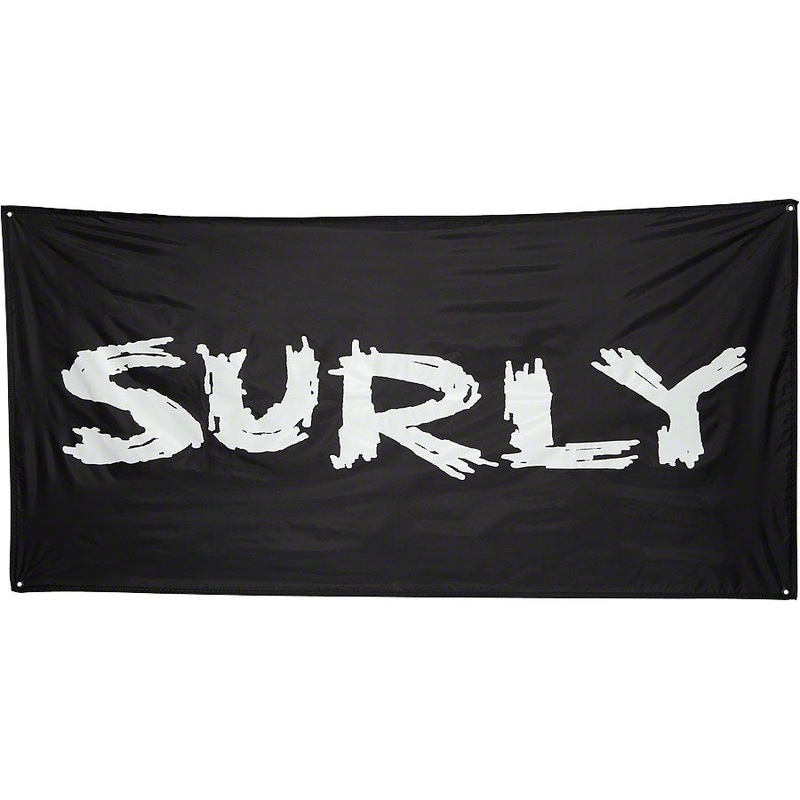 Surly Banner: Black 36 x 72