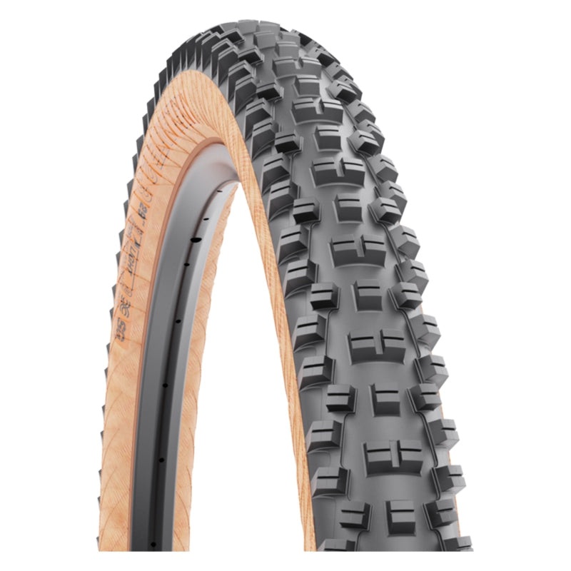 WTB Vigilante Tire – 29 x 2.3 TCS Tubeless Folding BLK/Tan Light/Fast Rolling Dual DNA SG2