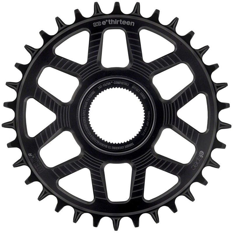 e*thirteen Helix Race e*spec  Chainring – Fazua Ride 60 Direct Mount 18mm Offset 32T 11/12 Speed BLK