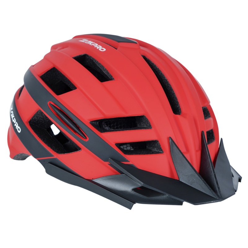Zakpro Uphill Series MTB Helmet – Red-Matt