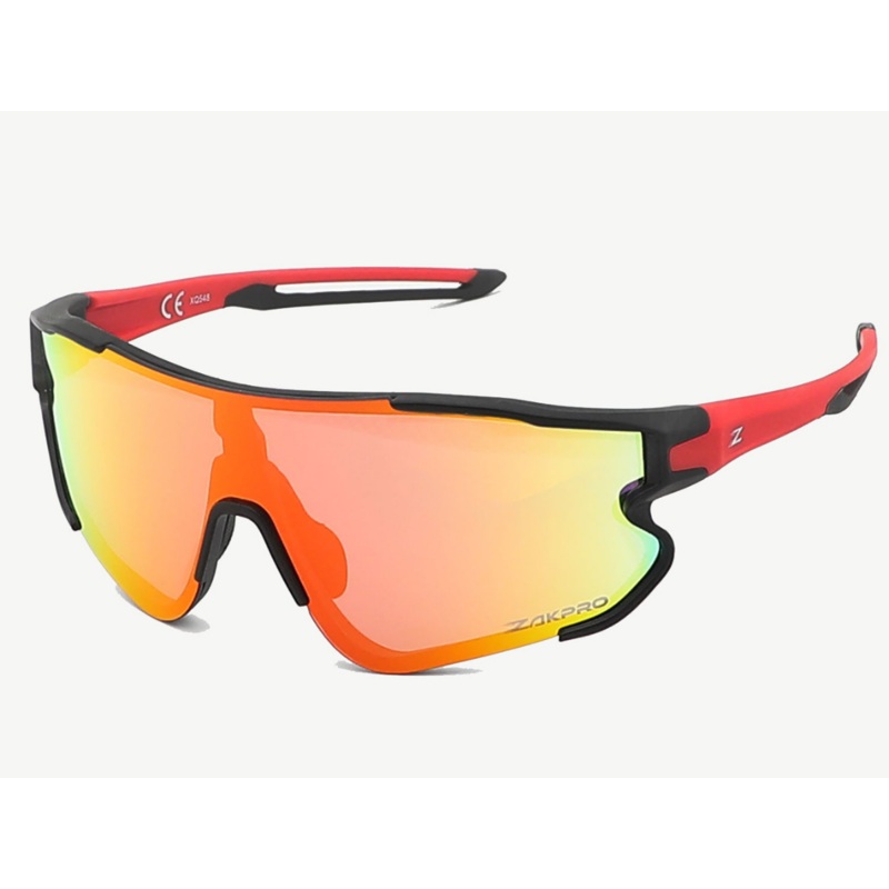 Zakpro Zeal Cycling Sunglasses – Bright Red