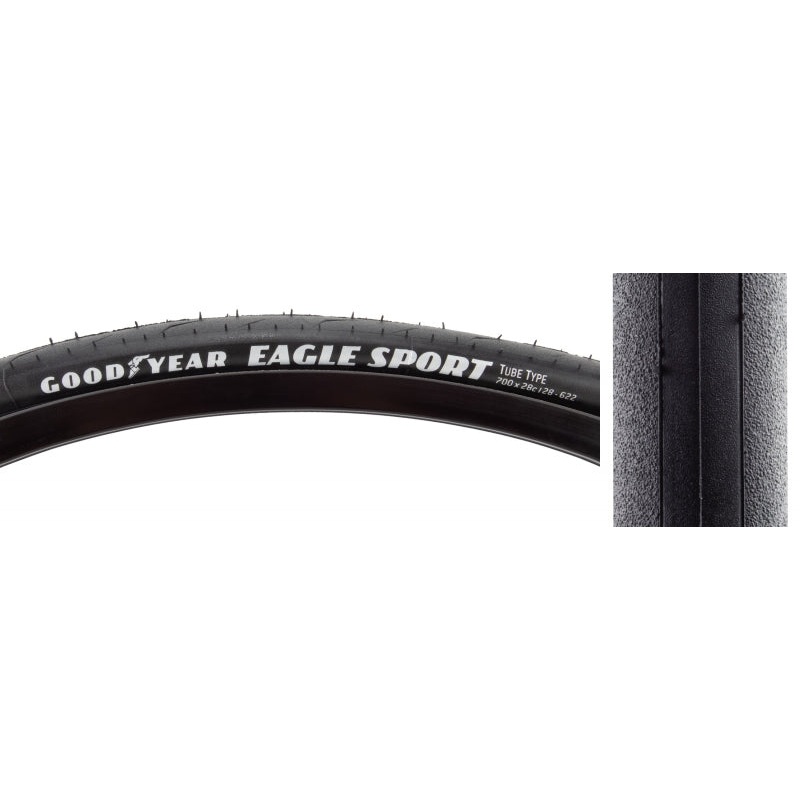Goodyear Eagle Sport Tube Type Tire 700 x 28c Black