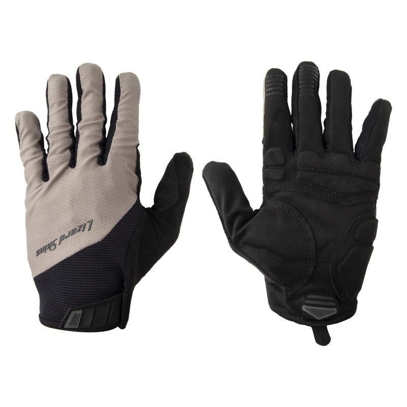 Lizard Skins Monitor Traverse Gloves – Titanium Gray Full Finger Small