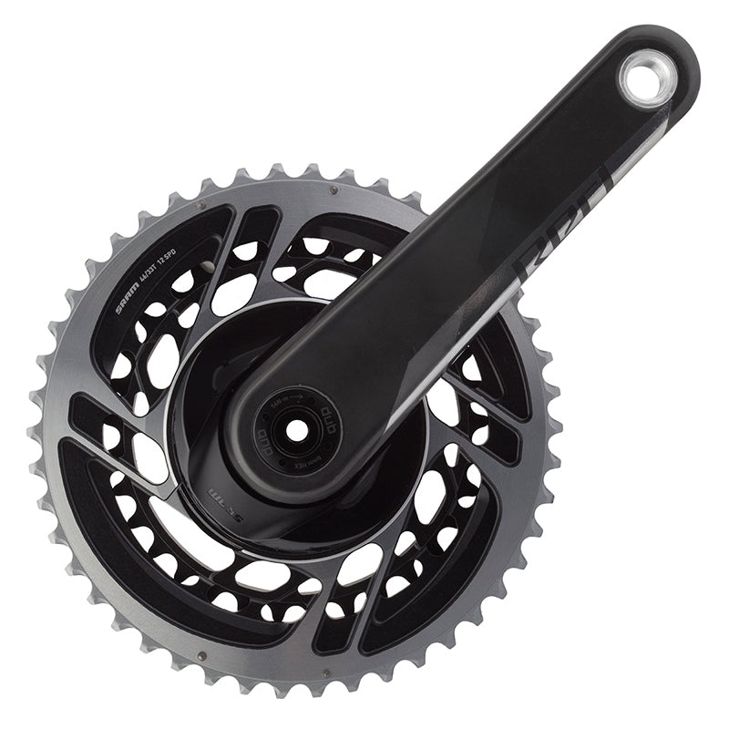 SRAM Red AXS Crankset Speed: 12 Spindle: 28.99mm BCD: Direct Mount 46/33 DUB 170mm Black Road