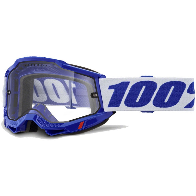 100% Accuri 2 Enduro MTB Goggles – Blue/Clear