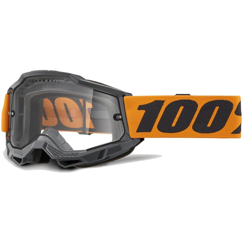 100% Accuri 2 Enduro MTB Goggles – Orange/Clear