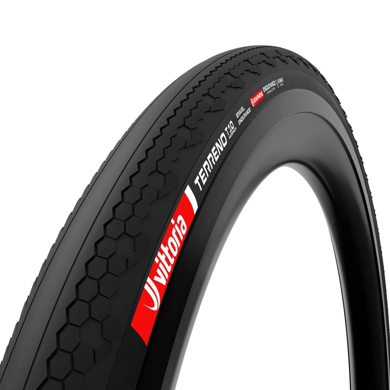 Vittoria Terreno T10 Hardpack Tire – 700 x 40 Tubeless Folding BLK Gravel Endurance Graphene G2.0