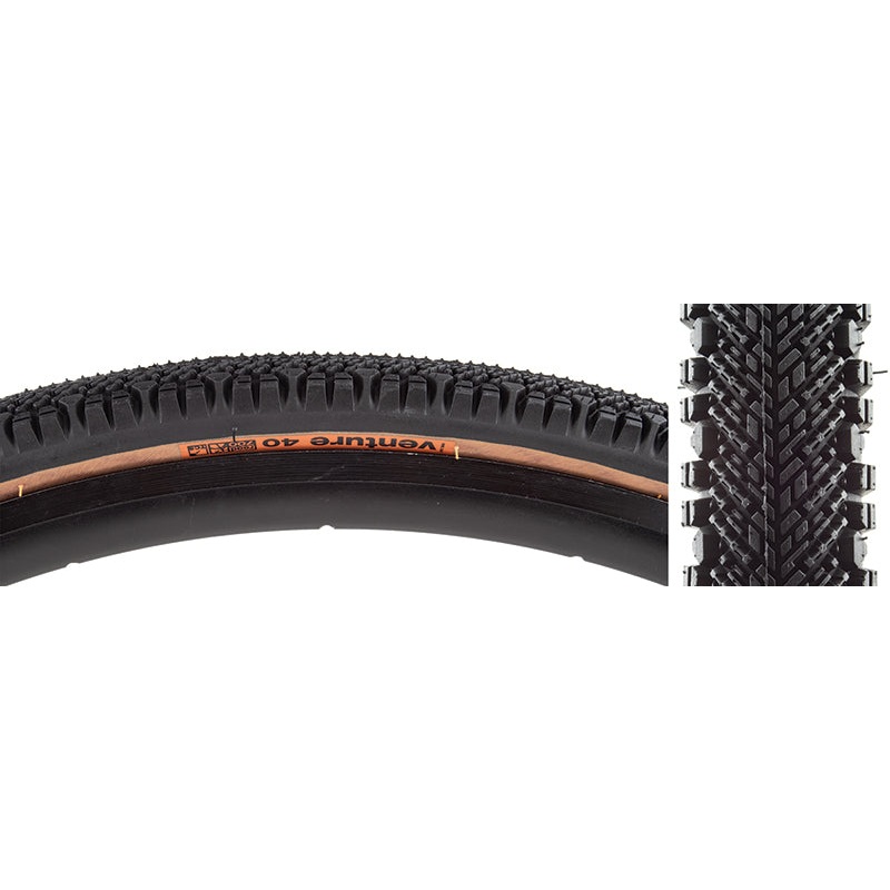 WTB Venture Tire – 700 x 40 TCS Tubeless Folding Black/Tan