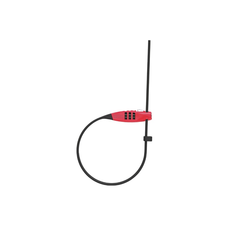 Abus Combiflex Travel Guard Lock – Red