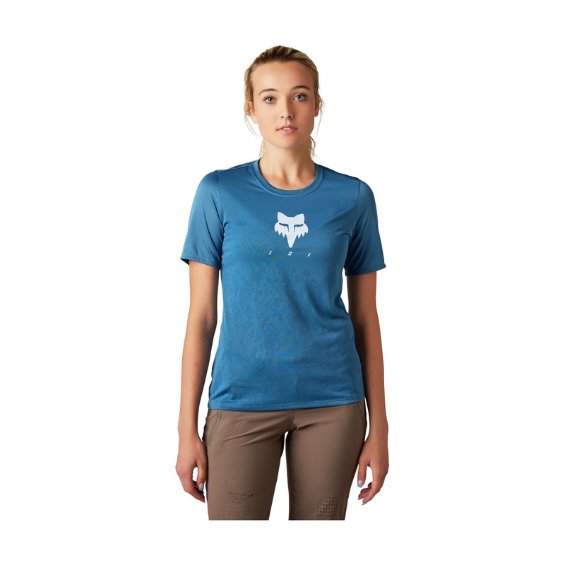 Fox Racing Ranger TruDri Women Medium Dark Blue Jersey