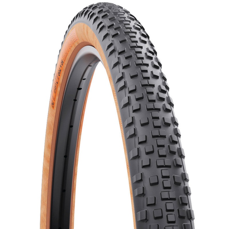 WTB Resolute Tire – 700 x 50 TCS Tubeless Folding BLK/Tan Light/Fast Rolling Dual DNA SG2