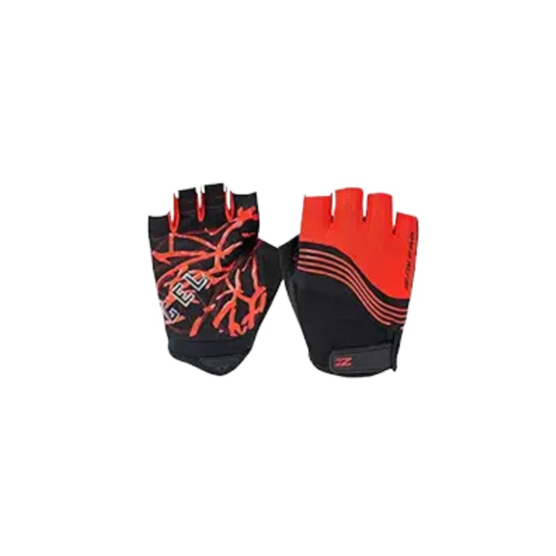 ZAKPRO Cycling Gloves – Gel Series (Red-Medium)