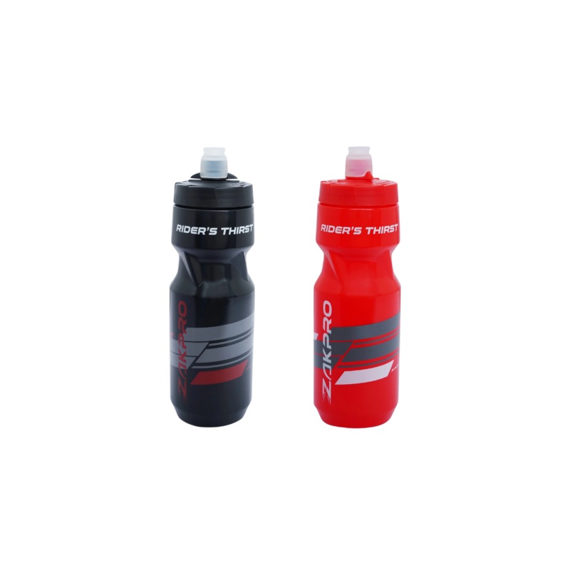 ZAKPRO Rider’s Thrist Cycling Water Bottles/Sports water bottles (Black and Red Combo)