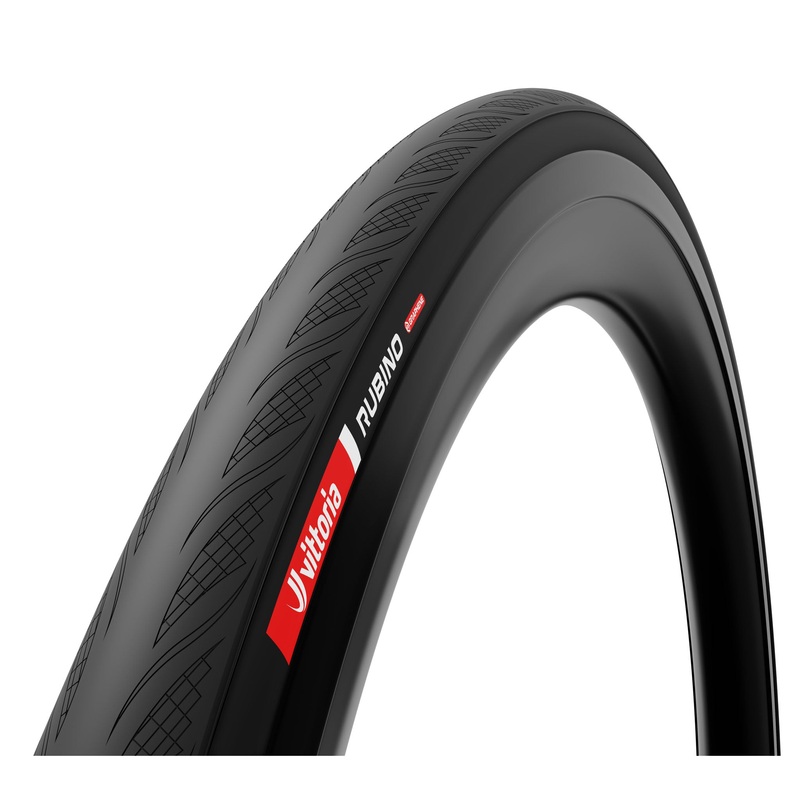 Vittoria Rubino V Tire – 700 x 32 Clincher Folding BLK 1C Graphene + Silica G2.0