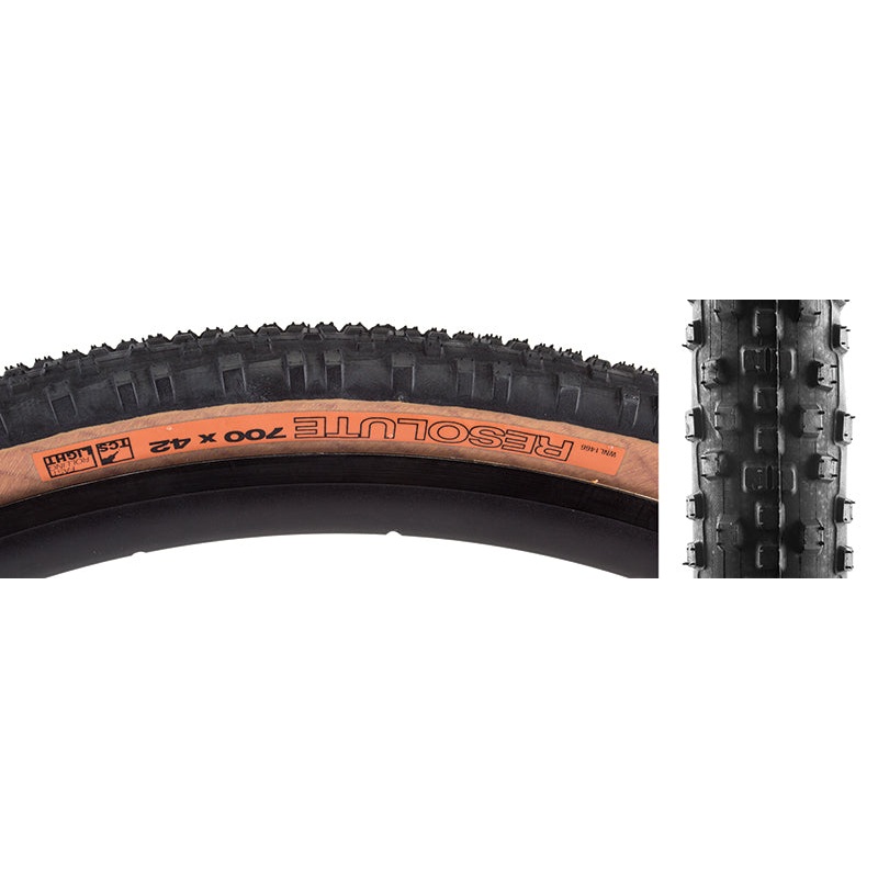 WTB Resolute Road Tire 700x42C Folding Tubeless Ready DNA Tanwall