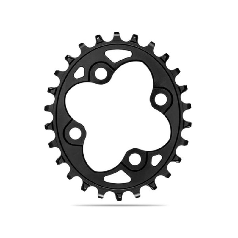 Absolute Black Oval MTB CR 1X  Shimano 64 BCD 28T – Black