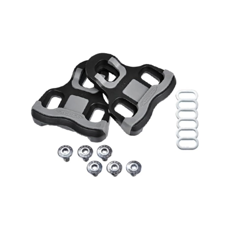 Xpedo Thrust 7 Cleat for Road Pedal (KEO Compatible) 0 Deg Float-Black/Grey