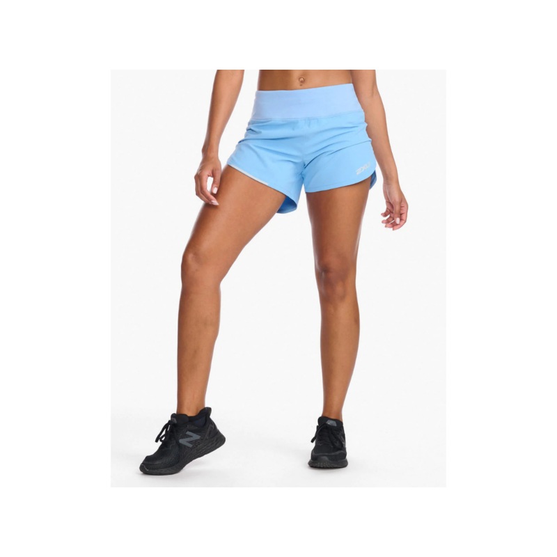 2XU Aero 4 inch Shorts – Mirage-White Reflective