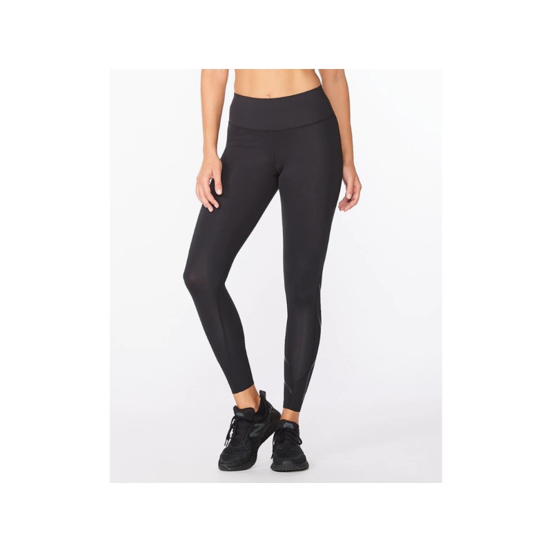 2XU Force Mid-Rise Compression Tights – Black-Nero