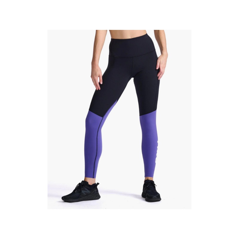 2XU Form Splice Hi-Rise Compression Tights – Black-Liberty