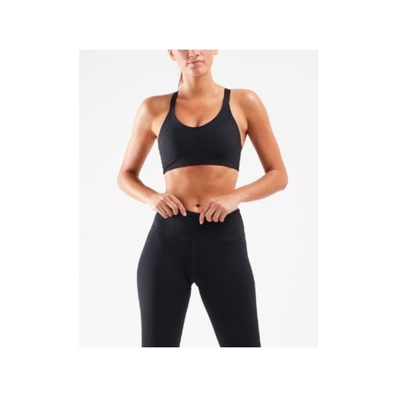 2XU Perform Perforated Bra-Extra Small & Small & Medium & Large & Extra large-Black