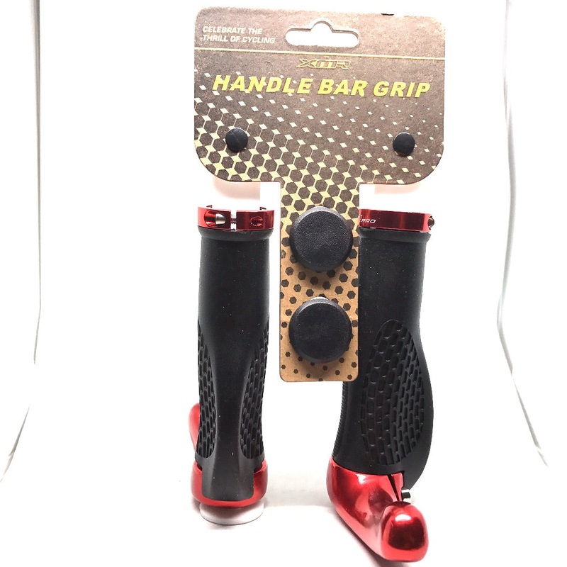 XMR City Bikes Grips with Bar Ends Black/Red