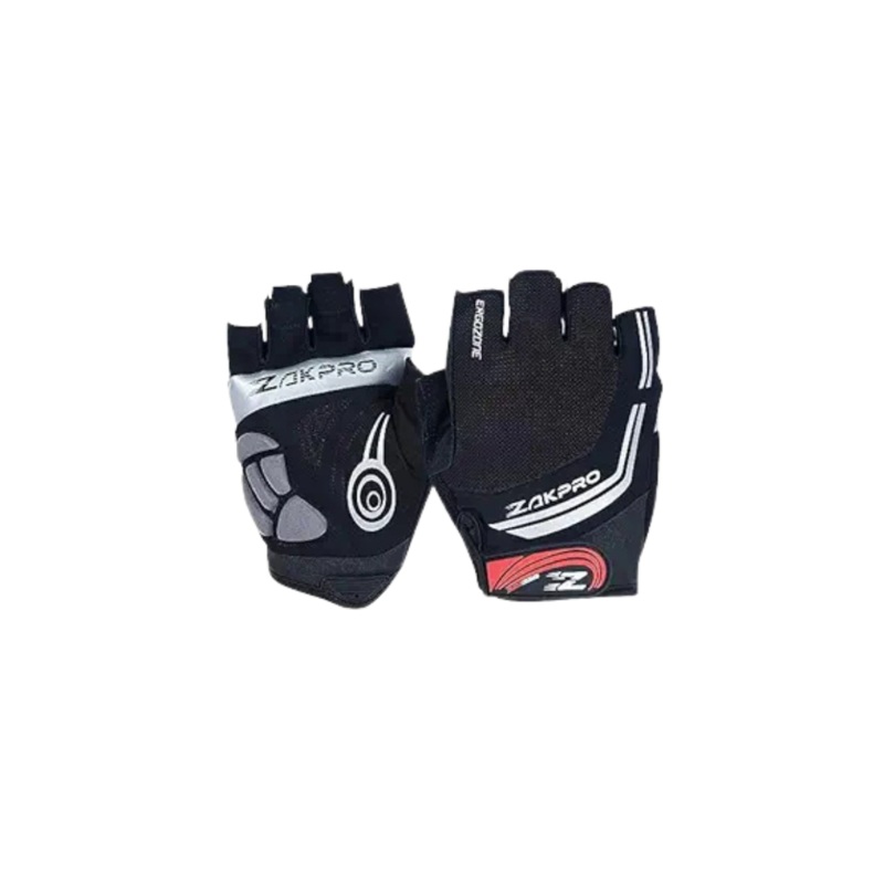ZAKPRO Cycling Gloves – Hybrid Series (Black-XLarge)