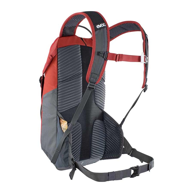 EVOC Ride 12 Hydration Bag Volume: 12L Bladder: Included (2L) Chili Red/Carbon Grey