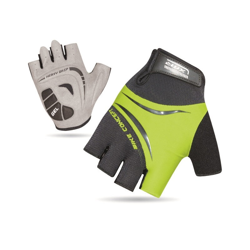 XMR Bike Concept Gel Gloves – Black/Green