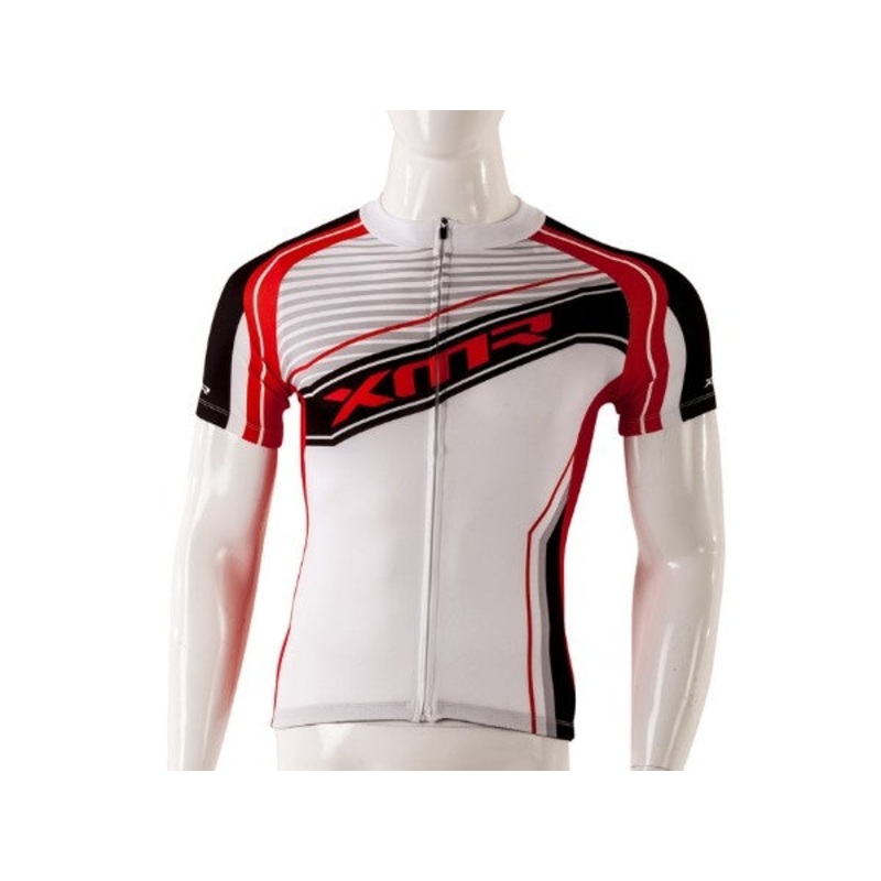 XMR Cycling Jersey – White/Red