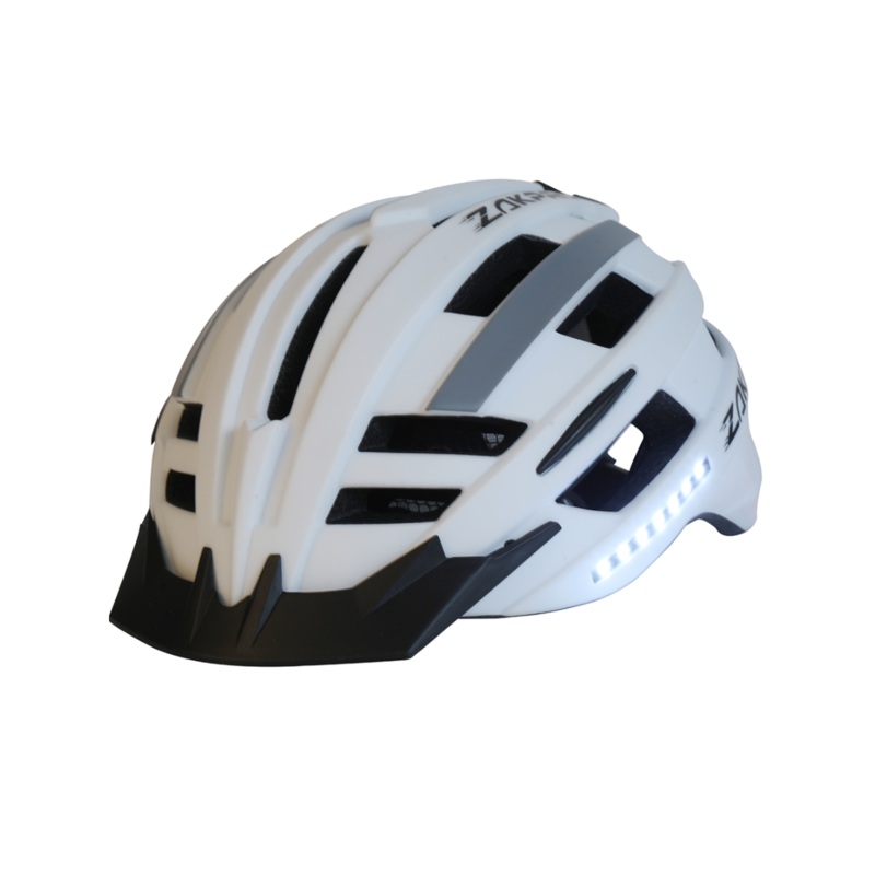 Zakpro Stellar Series LED Helmet – White