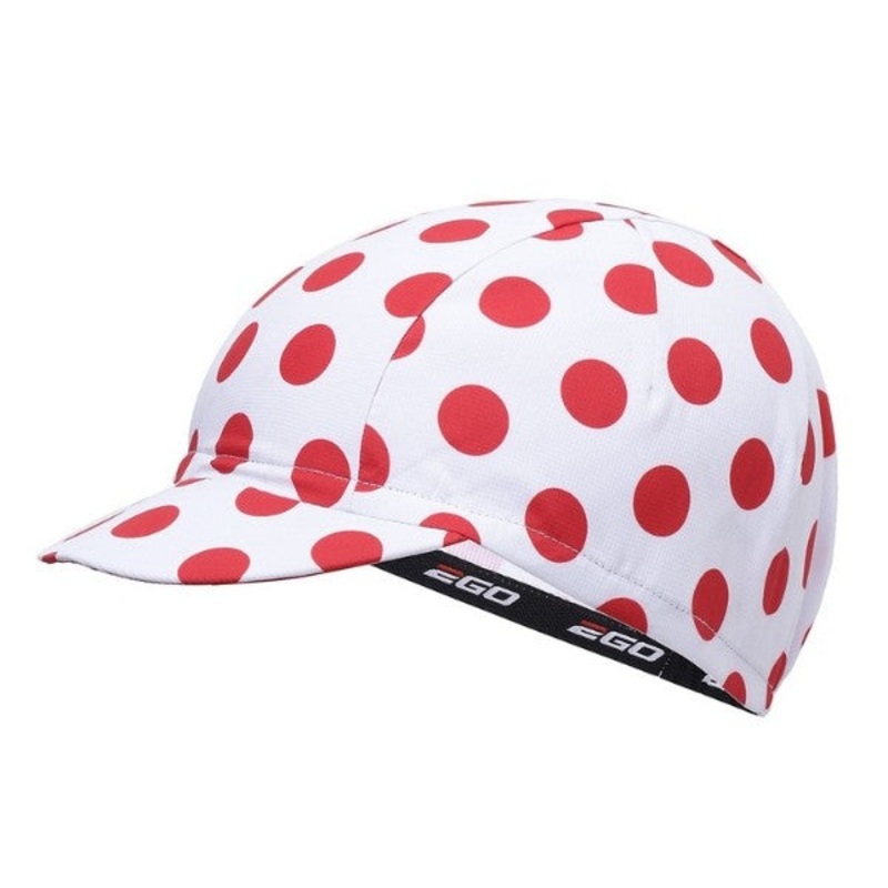 2Go Cycling Cap – White/Red-Standard
