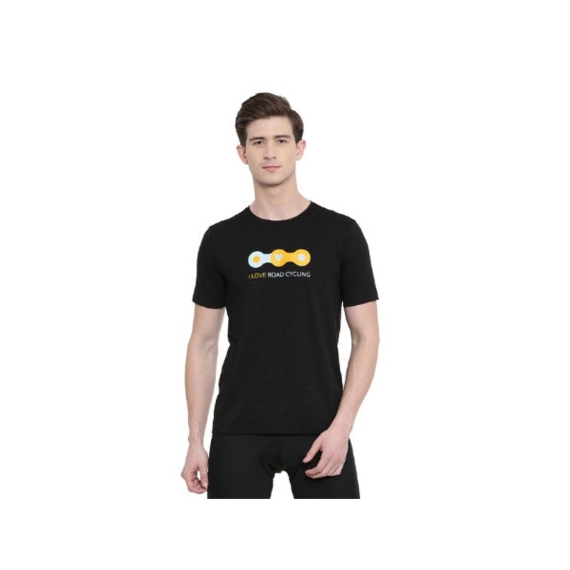 2Go Cycling Inspired T-Shirt Black