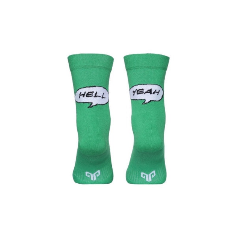 2Go Cycling Socks – Green-Free Size