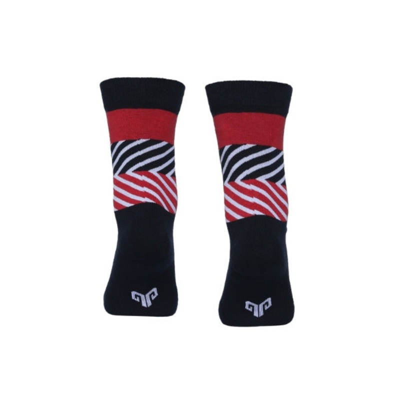 2Go Cycling Socks – Navy/Red-Free Size