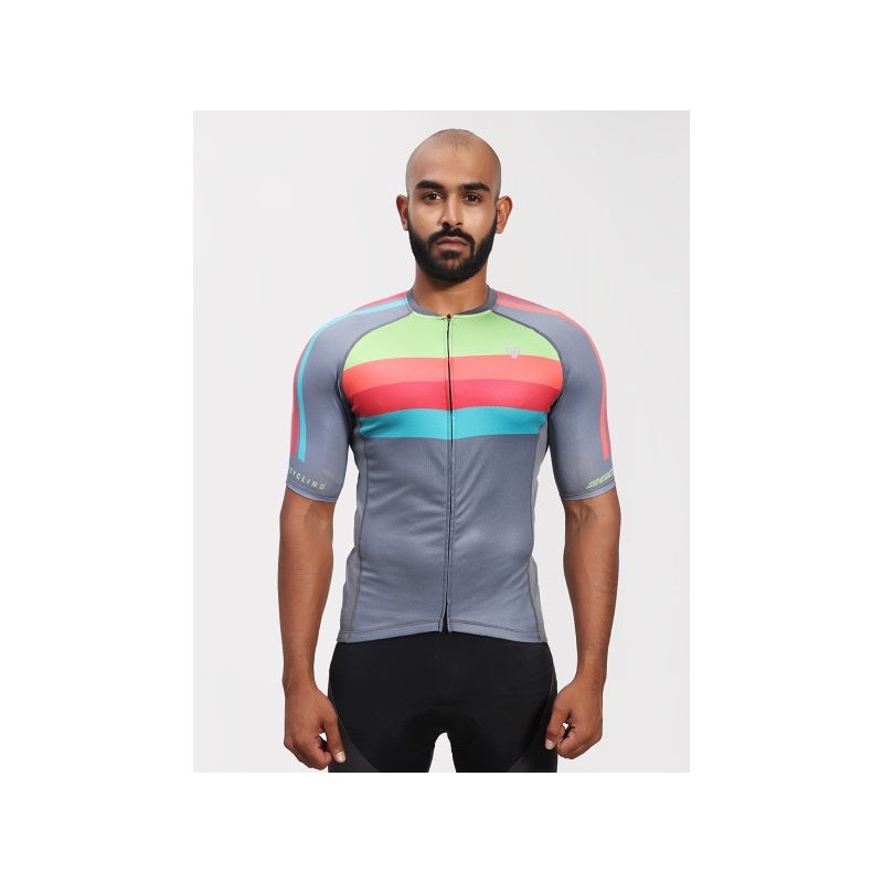 2Go Men Ash Cycling Jersey-XXSmall