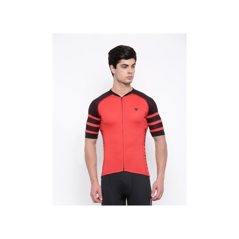2Go Men Cardio Red Cycling Jersey