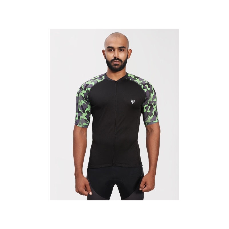 2Go Men Raven Cycling Jersey-XSmall