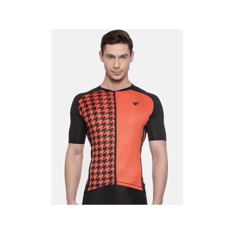 2Go Men Red Cycling Jersey-Large