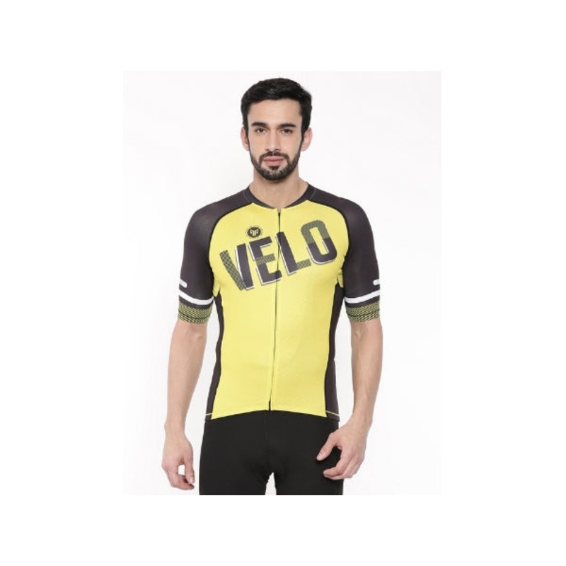 2Go Men’s Cycling Jersey – Velo Love – Yellow