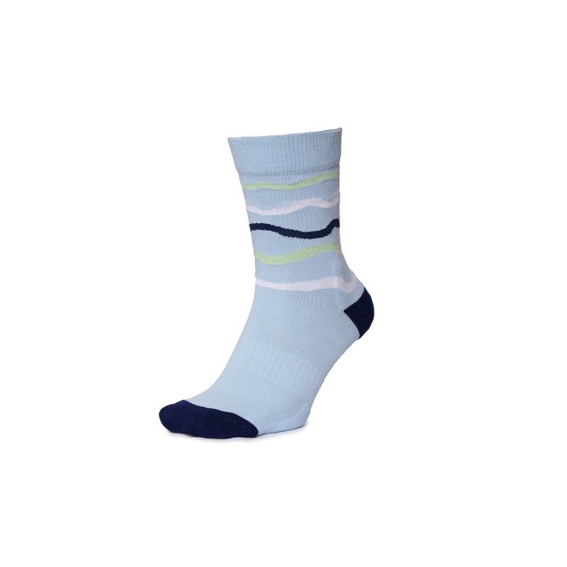 2Go Pull Up Length Cycling Socks – Light Blue