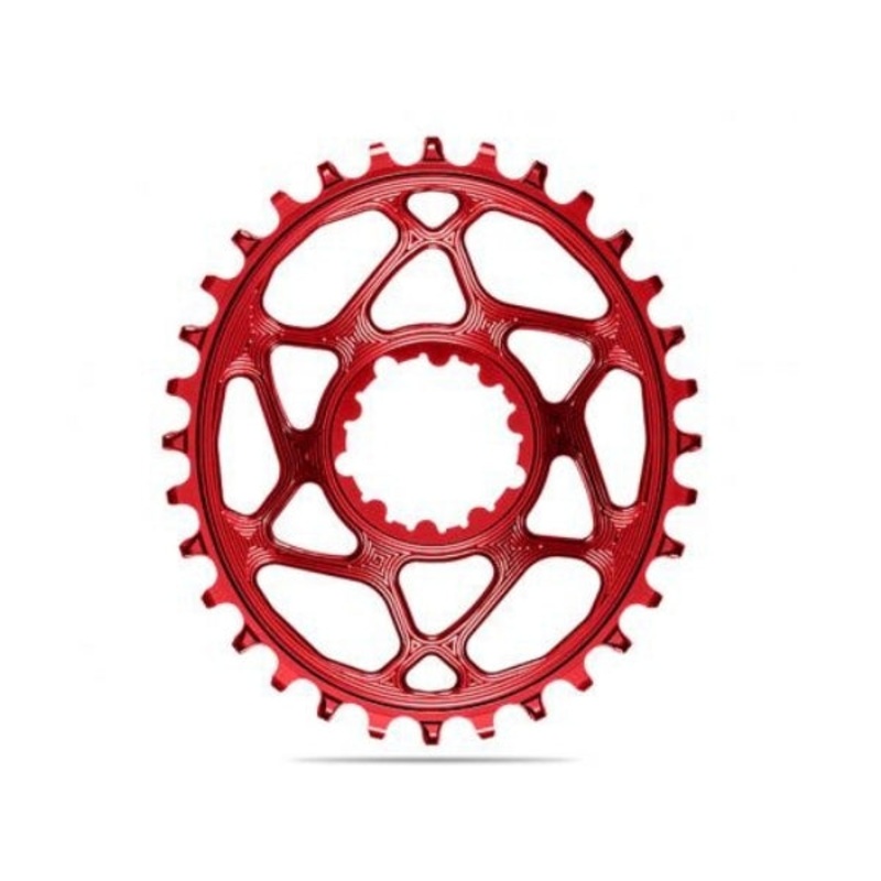 Absolute Black Oval MTB CR 1X  SRAM DM Boost148-30T – Red