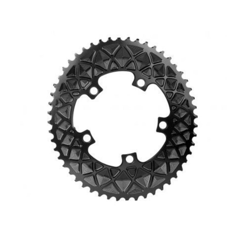 Absolute Black Oval Road CR 2X 110/5 (No SRAM) – 52T – Black