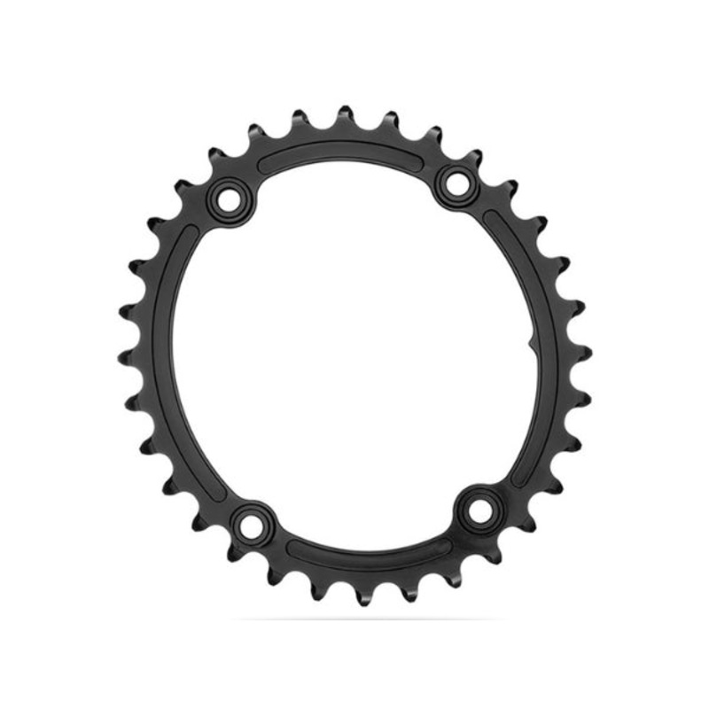 Absolute Black Oval Road/Gravel CR 2X 110/4 BCD-30T Black