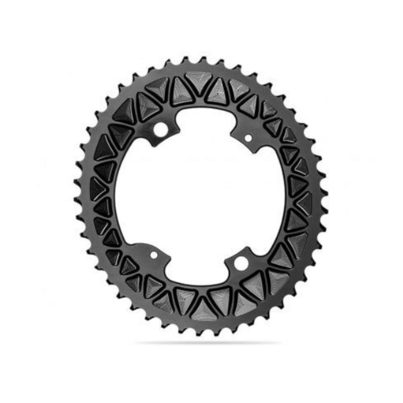 Absolute Black Oval Road/Gravel CR 2X 110/4 BCD-46T Black