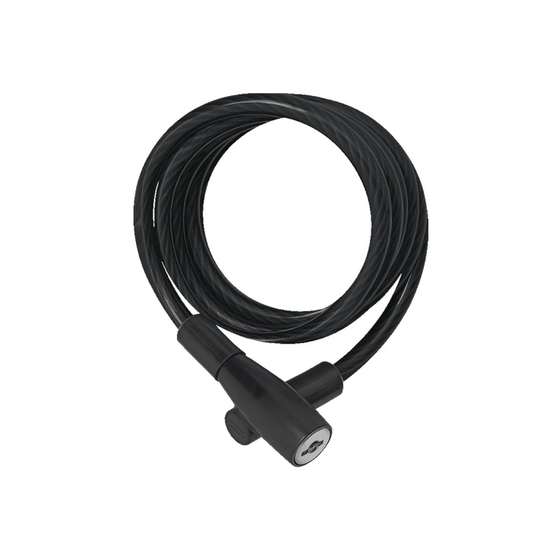 Abus Coil Cable Key Lock 3506K/120 – Black