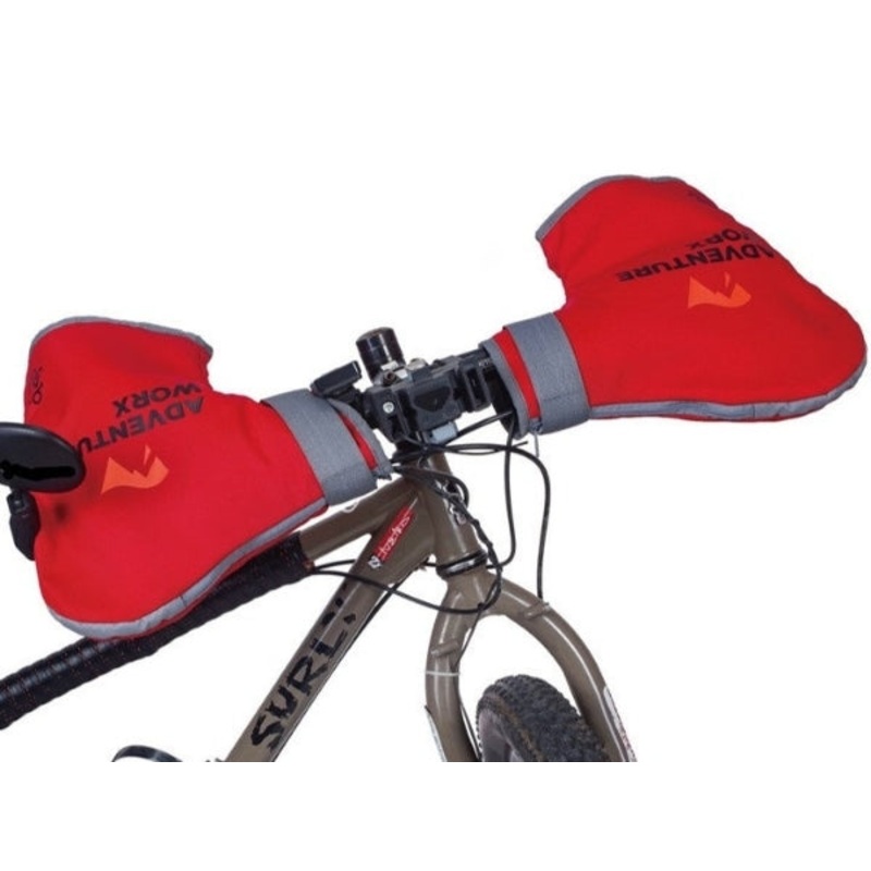 Adventure Worx Cycle Handlebar Gloves – Red