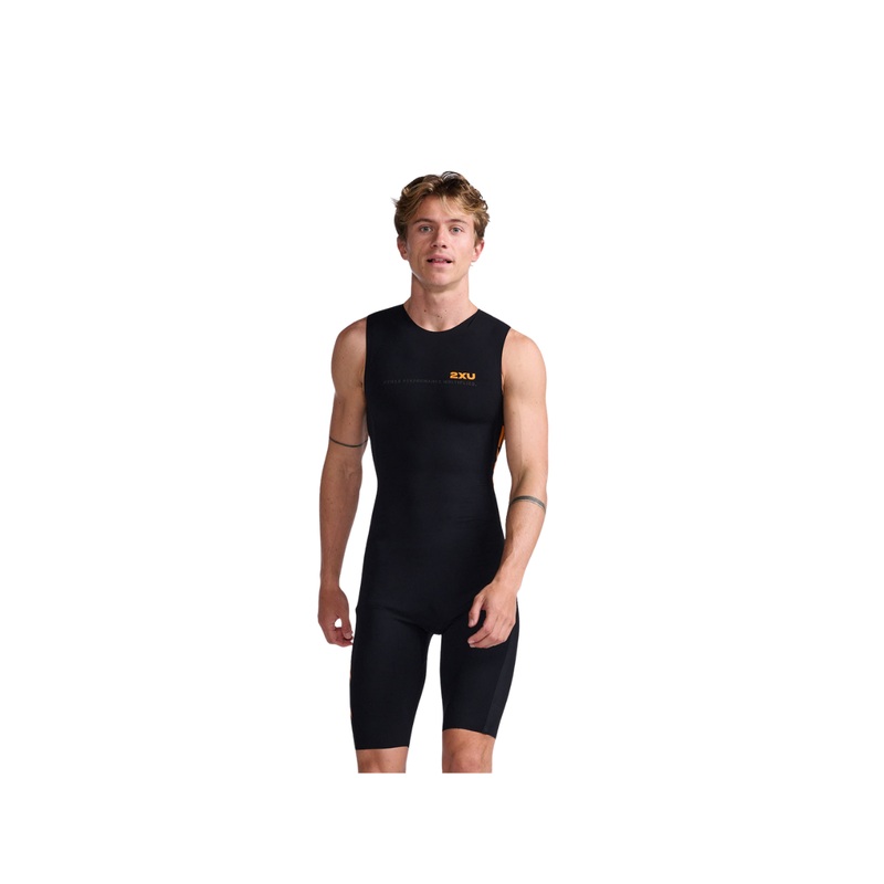 2XU Men Propel Swimskin Black/Turmeric